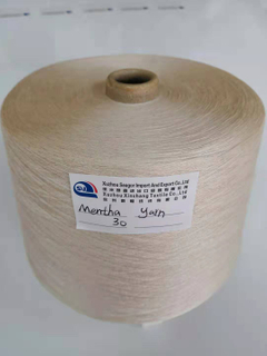 Mentha fiber yarn field mint yarn peppermint yarn mint yarn for weaving and knitting 